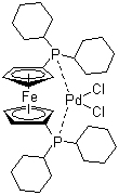 1,1′-雙(二-環己基膦基)二茂鐵二氯化鈀